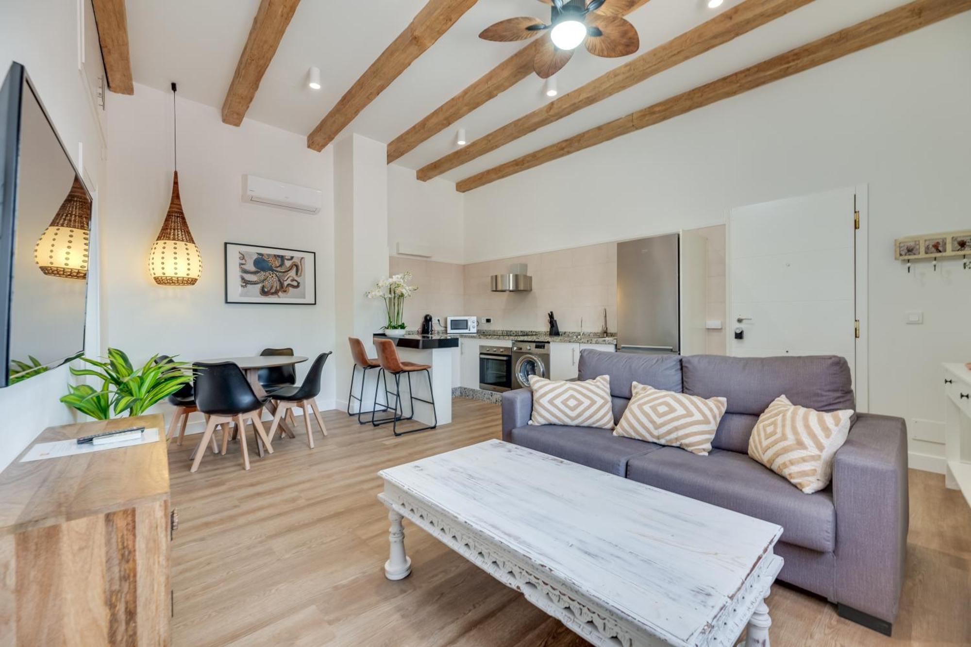 Sea View With Shared Terrace Apartment Малага Екстериор снимка