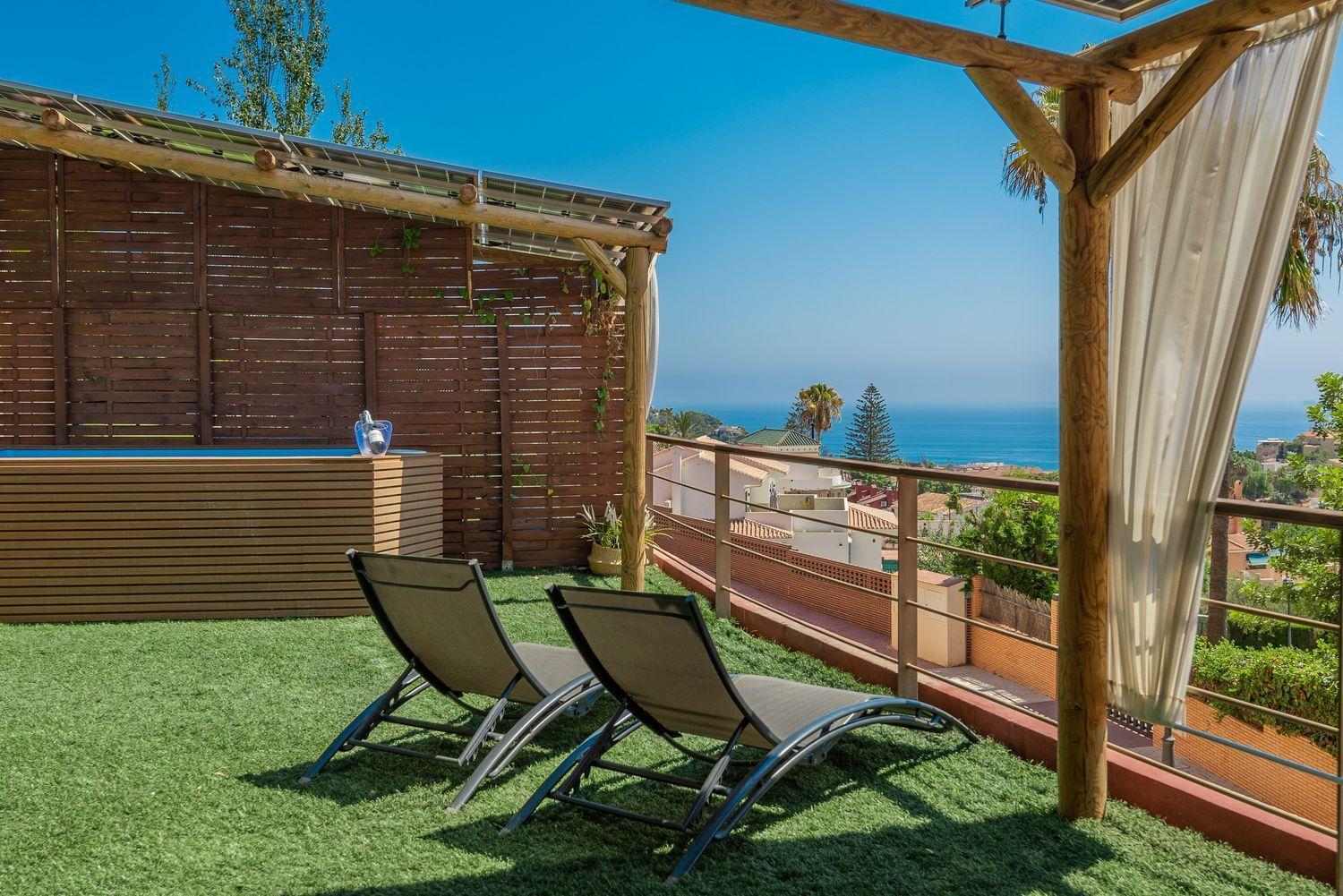Sea View With Shared Terrace Apartment Малага Екстериор снимка